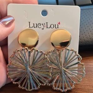 Satin Silky Threaded Earrings multicolor